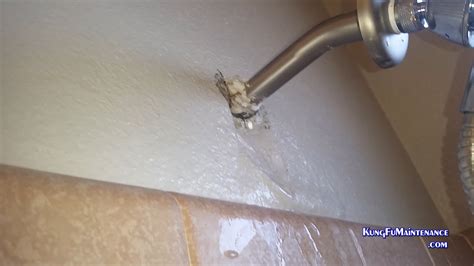 shower arm leaking in wall|How to Fix a Shower Leaking Behind the Wall (Step